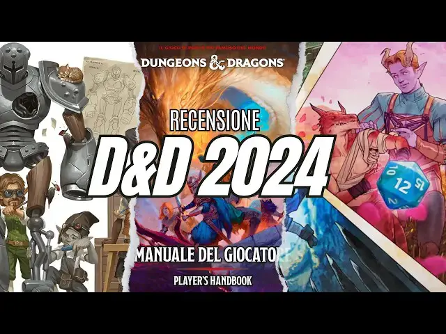 'Video thumbnail for 💥Recensione del nuovo Manuale di DnD 2024'