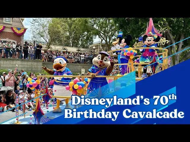 'Video thumbnail for Disneyland 70th Birthday Cavalcade | Disneyland Resort 70th Anniversary'