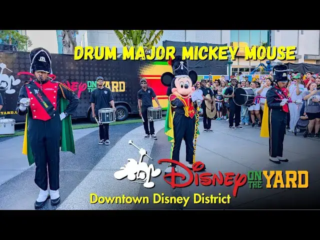 'Video thumbnail for Drum Major Mickey Mouse with Drumline for Disney on the Yard Event at Disneyland Resort! 4K'