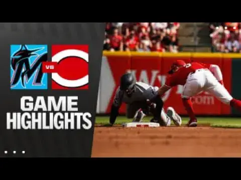 'Video thumbnail for Miami Marlins at Cincinnati Reds Full-Game Highlights! | 07/10/2025'