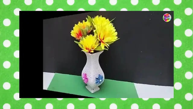 'Video thumbnail for Paper Vase/ Paper Art / Paper Art And Craft'