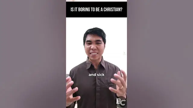 'Video thumbnail for Is it boring to be a Christian?'