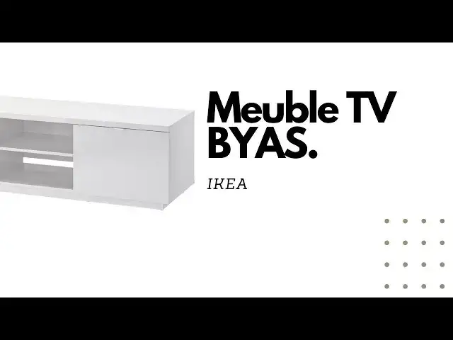 'Video thumbnail for Avis du Meuble TV BYAS - IKEA'