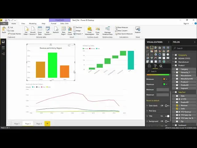'Video thumbnail for Power BI - Coloring charts'
