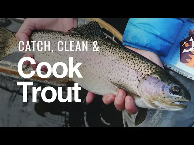 'Video thumbnail for Trout Catch Clean and Cook: The BEST way to cook rainbow trout'
