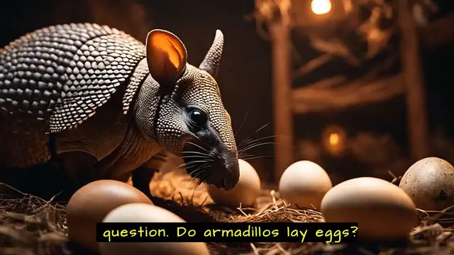 'Video thumbnail for Do Armadillos Lay Eggs'