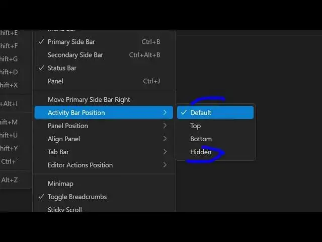 'Video thumbnail for How to Disable & Enable Activity Bar Widget in VSCode IDE'