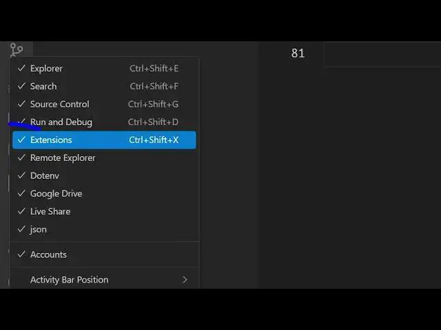 'Video thumbnail for How to Enable & Disable Extensions Widget in VSCode IDE'
