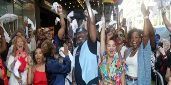 'Video thumbnail for Video: A WONDERFUL WORLD Parades to Studio 54'
