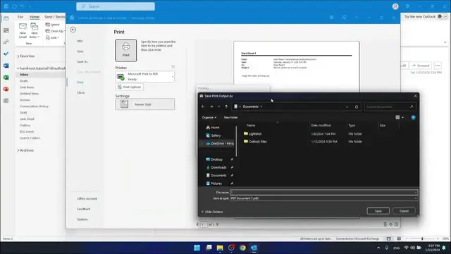 'Video thumbnail for How to Easily Convert Outlook Emails to PDF'