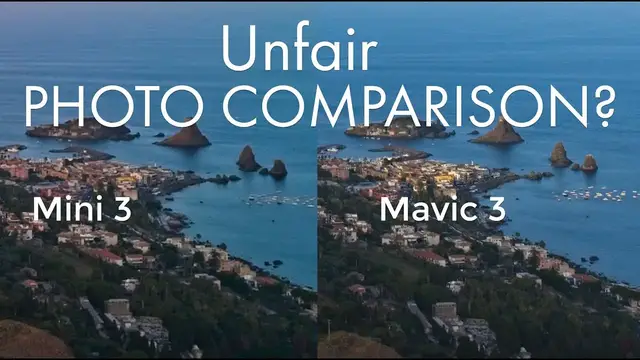 'Video thumbnail for DJI Mini 3 PRO Photo Quality vs Mavic 3 / Photography review'