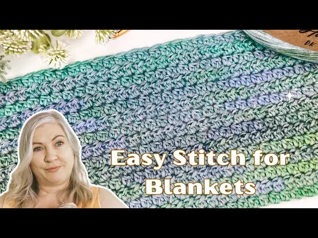 'Video thumbnail for Discover a Stunning New Stitch That is Perfect for Blankets & Scarves - Pique Stitch'