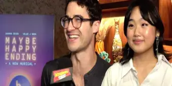 'Video thumbnail for Video: Hanging with the Broadway-Bound Cast of MAYBE HAPPY ENDING'