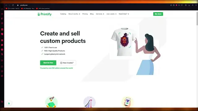 'Video thumbnail for How to Use Printify Print on Demand (2024) Printify Tutorial For Beginners (1)'