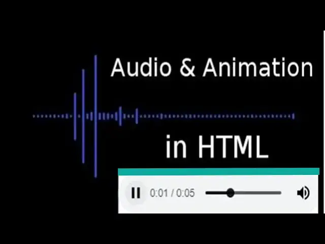'Video thumbnail for The use of Audio and Animation on Web Pages in HTML [With Code]'