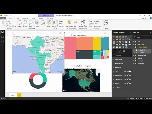 'Video thumbnail for Power BI - Map visualization'