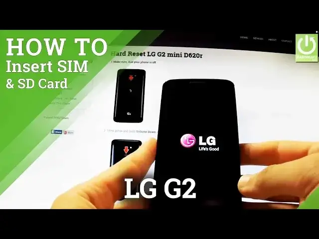 'Video thumbnail for How to Insert SIM and Micro SD card in LG G2 mini D620r - SIM & SD in LG'