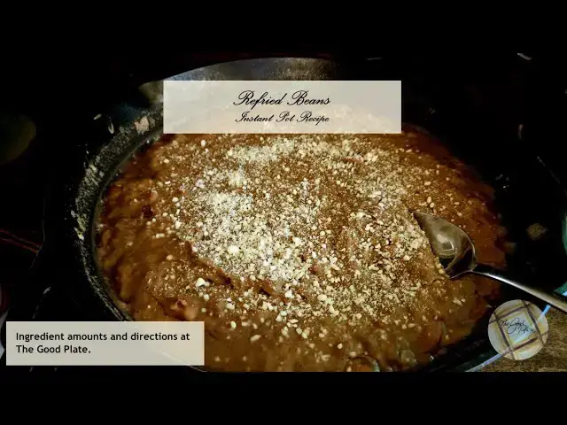 'Video thumbnail for Refried Beans Instant Pot Recipe'