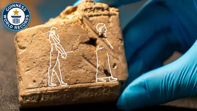 'Video thumbnail for The oldest ghost depiction uncovered at the British Museum'