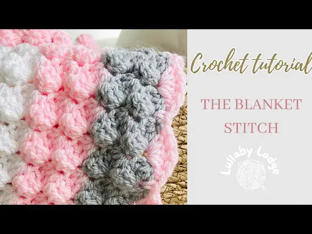 'Video thumbnail for How to Crochet the Blanket Stitch: EASY Crochet Tutorial'