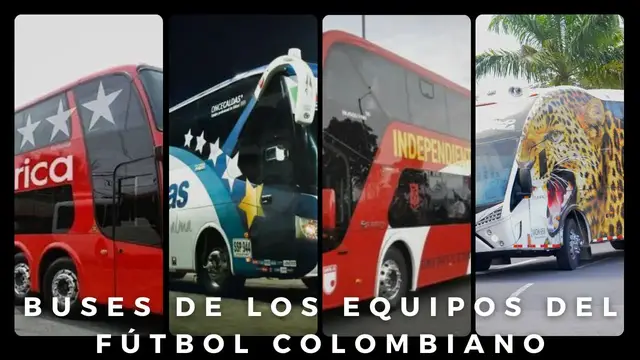 'Video thumbnail for Buses de los Equipos del Fútbol Colombiano... ¿Cuáles son los 5 mejores?'