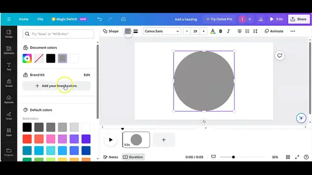 'Video thumbnail for How to Create gradient logo in canva ? | Canva Swirl Logo Design lHow to make a Logo in canva'