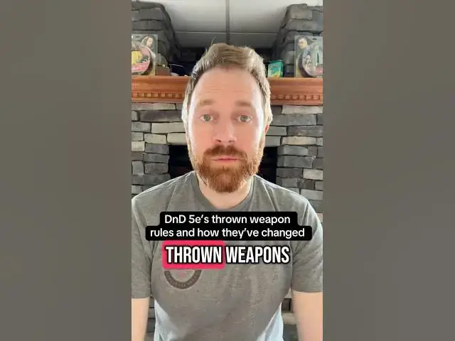 'Video thumbnail for Thrown weapons have gotten a lot better in the 2024 DnD rules'