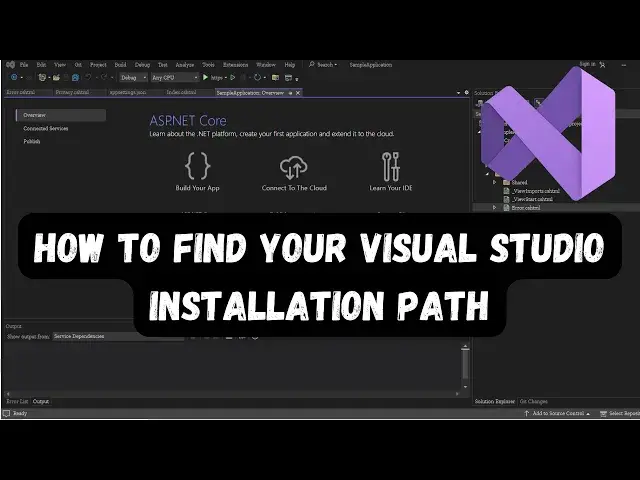 'Video thumbnail for How to Find Your Visual Studio Installation Path'