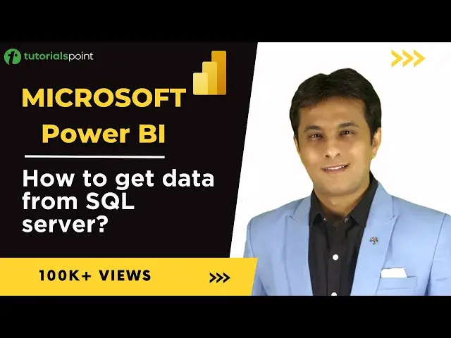 'Video thumbnail for Microsoft Power BI | How to get data from SQL server? | Tutorialspoint'