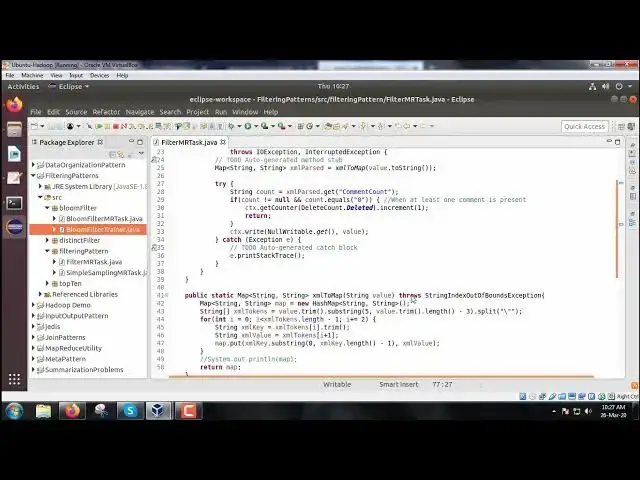 'Video thumbnail for MapReduce and Design Patterns  - Filtering Pattern Example'