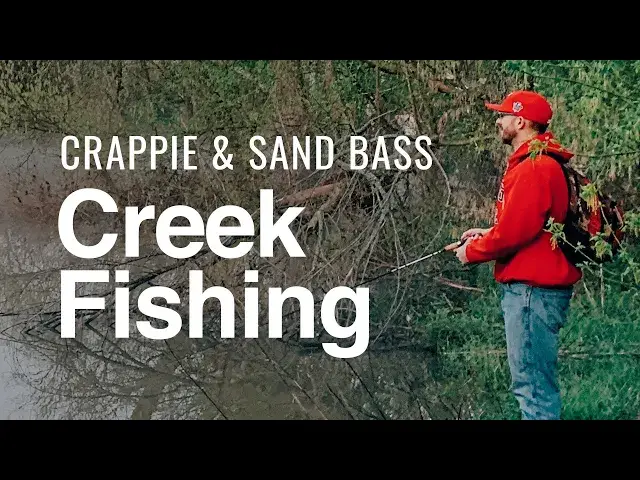'Video thumbnail for How to Catch Sand Bass and Crappie from the Creek Shore'