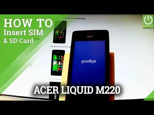 'Video thumbnail for Insert SIM and Micro SD in ACER Liquid M220 - Setup SIM and SD'