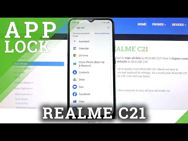 'Video thumbnail for How to Set Up App Lock in REALME C21 – Add Password to Apps'