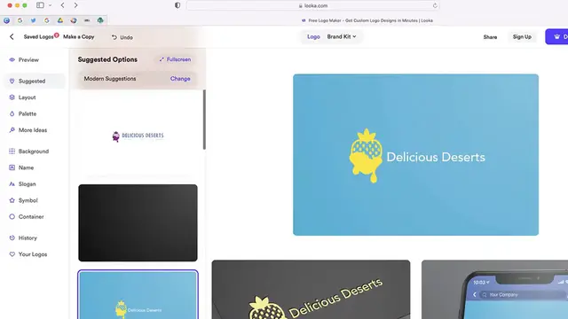 'Video thumbnail for Create a Logo in Seconds using AI!  Check out Looka.com'
