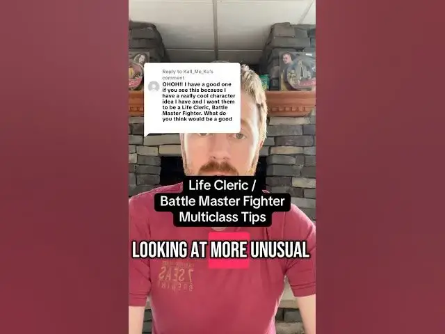 'Video thumbnail for Life cleric / battle master fighter'