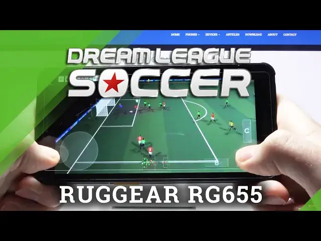 'Video thumbnail for Efficacy Test of Dream League Soccer on RugGear RG655 – Demanding High Quality Settings'