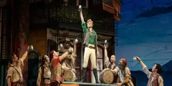 'Video thumbnail for Video: Nicholas Barasch Has Swashbuckled His Way Back to Broadway'