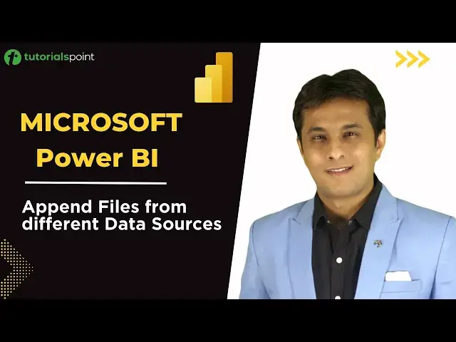 'Video thumbnail for Microsoft Power BI | Append Files from different data sources | Tutorialspoint'