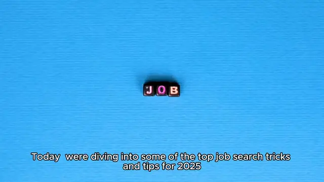 'Video thumbnail for JOB SEARCH TRICKS'