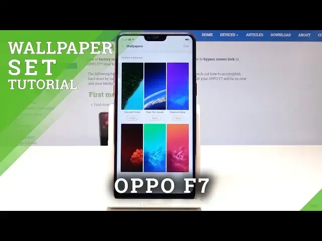 'Video thumbnail for How to Change Wallpaper in OPPO F7 - Home & Lock Screen'