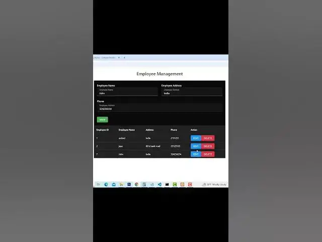 'Video thumbnail for Laravel 11 and Vue JS 3 Crud Appliation'