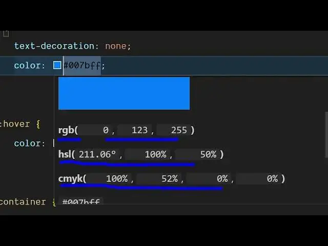 'Video thumbnail for VSCode IDE Extension to Get CSS Colors Info in Source Code in Popup Window'