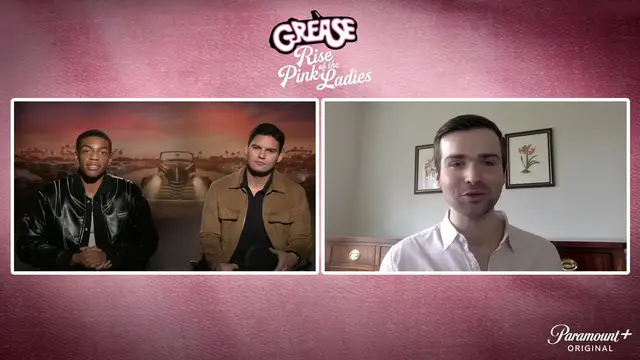 'Video thumbnail for Interview: Maxwell Whittington-Cooper & Nicholas McDonough Talk Creating New GREASE Characters in RISE OF THE PINK LADIES'