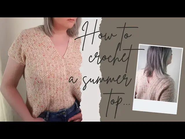 'Video thumbnail for How to Crochet a Summer Top the EASY Way'
