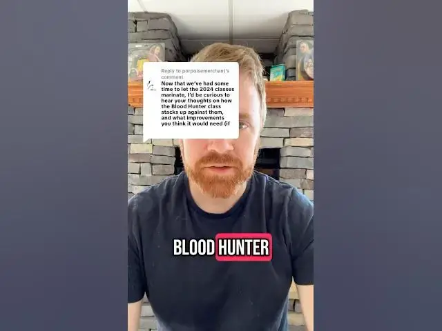 'Video thumbnail for Updating the Blood Hunter to the 2024 DnD rules wouldn’t take much'