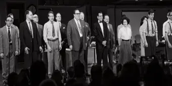'Video thumbnail for Photos/Video: GOOD NIGHT, AND GOOD LUCK. Begins Previews On Broadway'