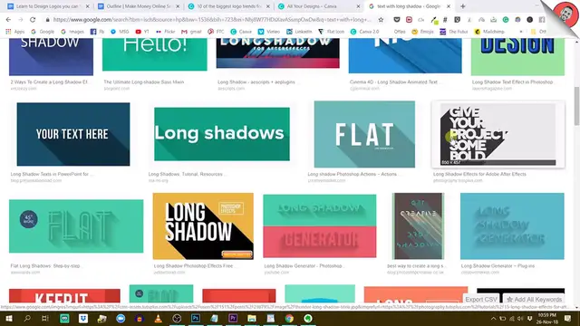 'Video thumbnail for Let's Design it with Canva_ Long Shadow Effect'