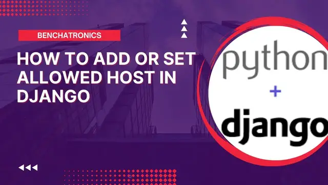 'Video thumbnail for how to set allowed host in django'