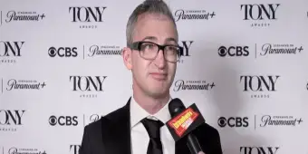 'Video thumbnail for Video: Daniel Aukin Reacts to Tony Win for Best Direction of a Play'