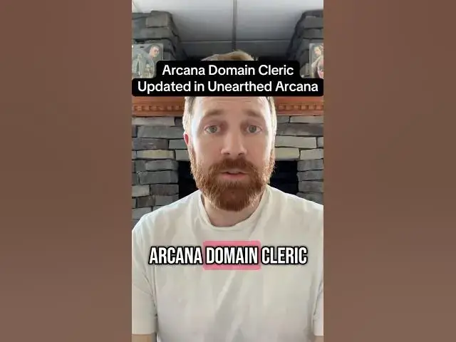 'Video thumbnail for Unearthed Arcana: Arcane Subclasses updated the Arcana Domain Cleric'